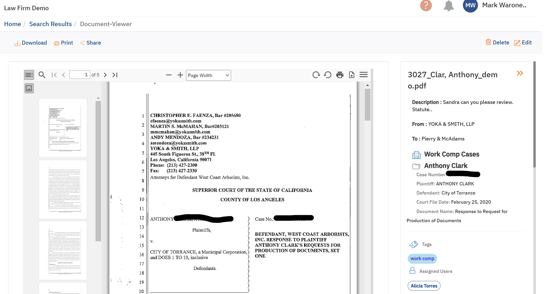 ServFlow MailroomRx Screenshot 2